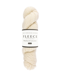 Fleece Bluefaced Leicester Aran Roving - Ecru
