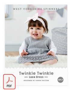Bo Peep 4ply - Twinkle Twinkle Lace Dress Pattern (Download)