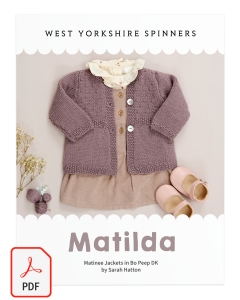 Bo Peep DK - Matilda Matinee Jacket Pattern (Download)