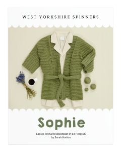 Bo Peep DK - Sophie Ladies Textured Waistcoat Pattern (Printed)