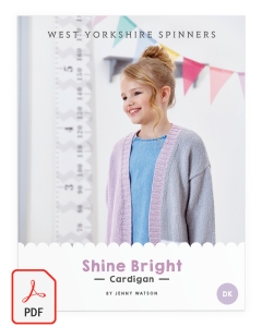 Bo Peep DK - Shine Bright Cardigan Pattern (Download)