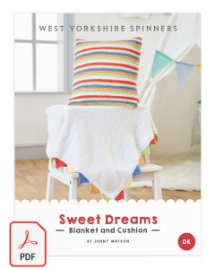 Bo Peep DK - Sweet Dreams Blanket & Cushion Pattern (Download)