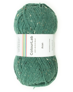 ColourLab Aran - Racing Green Tweed