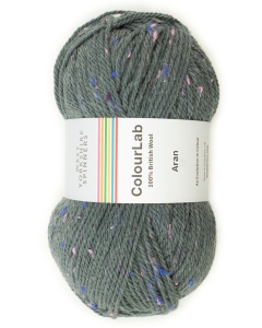 ColourLab Aran - Slate Grey Tweed