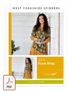 ColourLab DK - Janis Floral Wrap Pattern (Download)