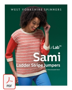 ColourLab DK - Sami Ladder Stripe Jumper Pattern (Download)