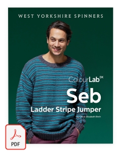 ColourLab DK - Seb Ladder Stripe Jumpers Pattern (Download)