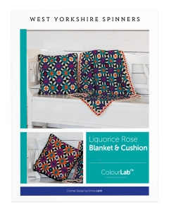 ColourLab DK - Liquorice Rose Blanket & Cushion Pattern