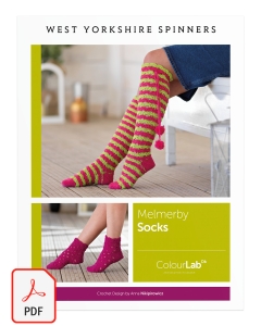 ColourLab DK - Melmerby Socks Pattern (Download)