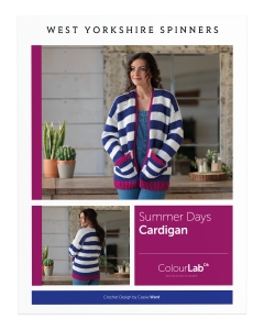 ColourLab DK - Summer Days Tunisian Cardigan Pattern