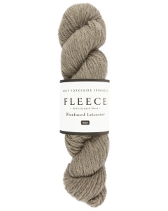 Fleece Bluefaced Leicester Aran - Light Brown
