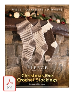 Fleece - Christmas Eve Crochet Stockings Pattern (Download)
