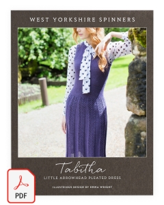 Illustrious DK - Tabitha Little Arrowhead Pleated Dress Pattern (Download)