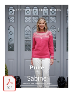 Pure DK - Sabine Colourwork Yoke Jumper Pattern (Download)