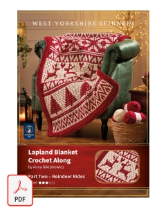 Retreat Chunky Roving - Lapland Blanket CAL Part 02 - Reindeer Rides (Download)