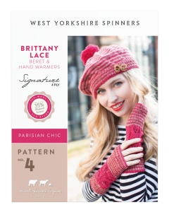 Signature 4ply - Brittany Lace Beret & Hand Warmers Pattern