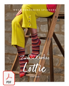 Signature 4ply - Lottie Ankle Socks Pattern (Download)