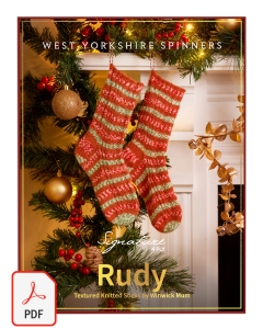 Signature 4ply - Rudy Textured Knitted Sock Pattern (Download)