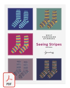 Signature 4ply - Seeing Stripes Sock Pattern (Download)