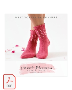 Signature 4ply - Sweet Blossom Bobble Socks Pattern (Download)