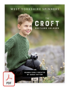 The Croft Aran - Reuben Cable Sweater Pattern (Download)