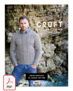 The Croft Aran - Ewan Sweater Pattern (Download)