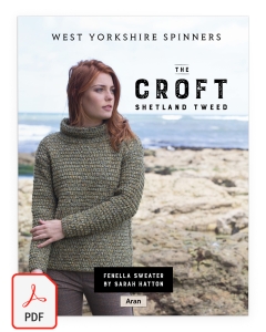 The Croft Aran - Fenella Sweater Pattern (Download)