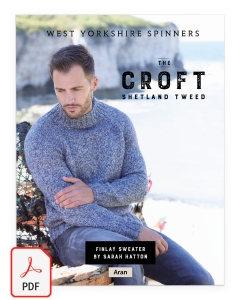 The Croft Aran - Finlay Sweater Pattern (Download)