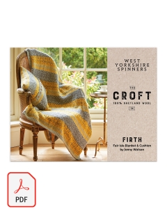 The Croft - Firth Fairisle Blanket & Cushion Pattern (Download)