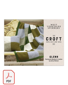 The Croft - Glenn Patchwork Blanket & Cushion Pattern (Download)