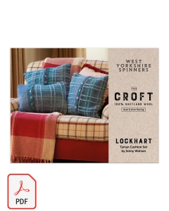 The Croft - Lockhart Tartan Cushion Set Pattern (Download)